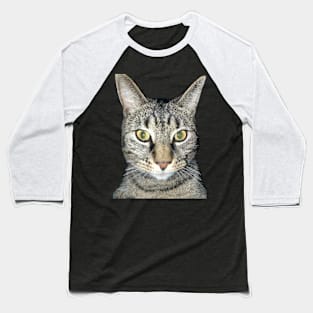 Closeup Tabby Baseball T-Shirt